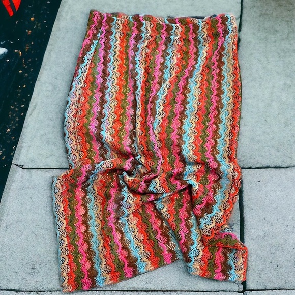 Sheer skirt. Trending. Colorful. Screams summer!! - Picture 9 of 15